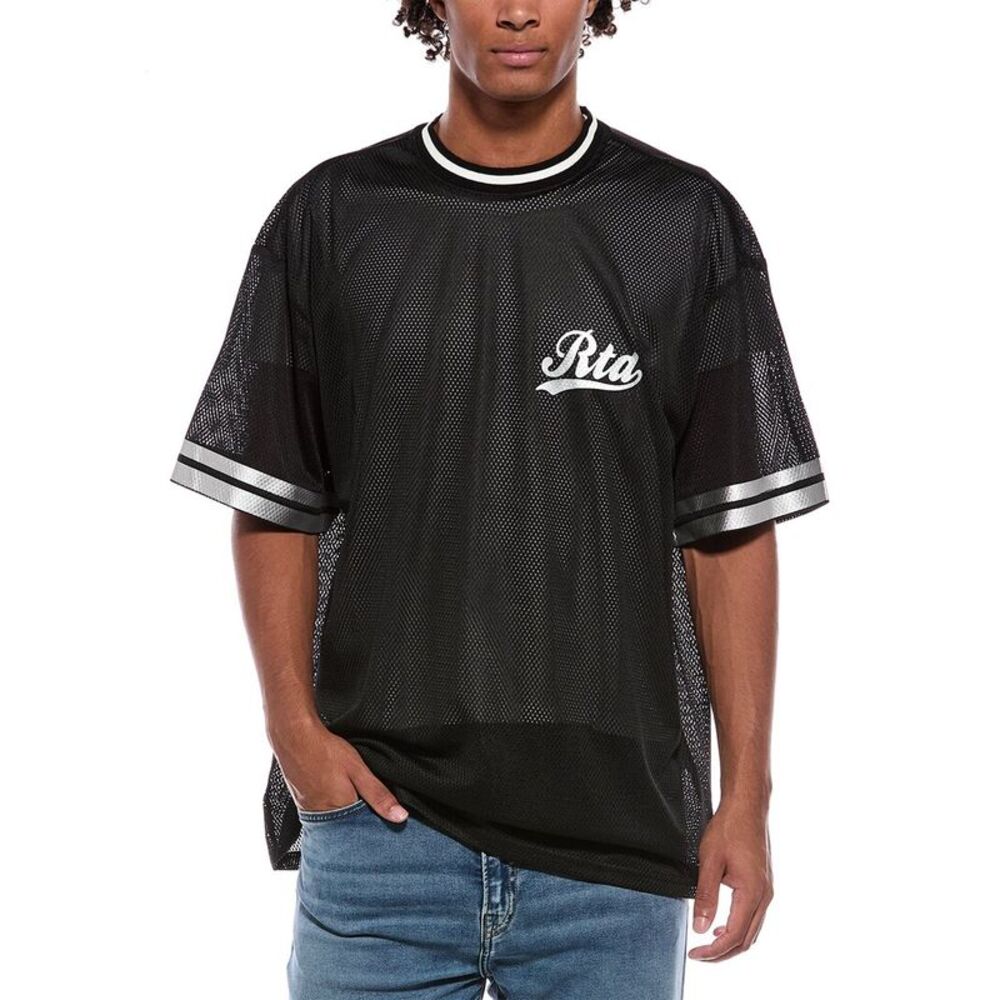 Rta Mens Colin Mesh T-Shirt, Black